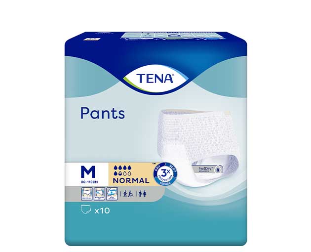 TENA LADY M ზომა ტრუსი მოზრდილთათვის 10ც